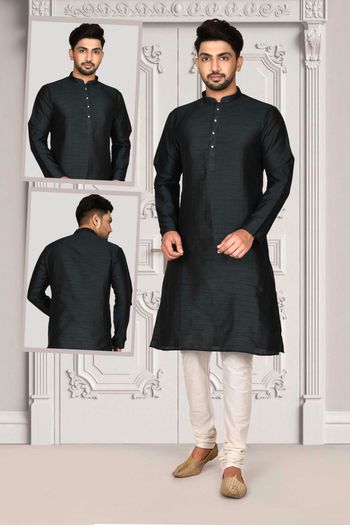 Cotton Readymade kurta and pajama with Embroidery work MNT05649065