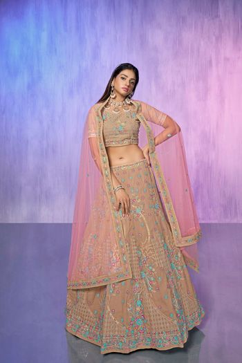 Georgette Lehenga Choli with Embroidery work LD05648998