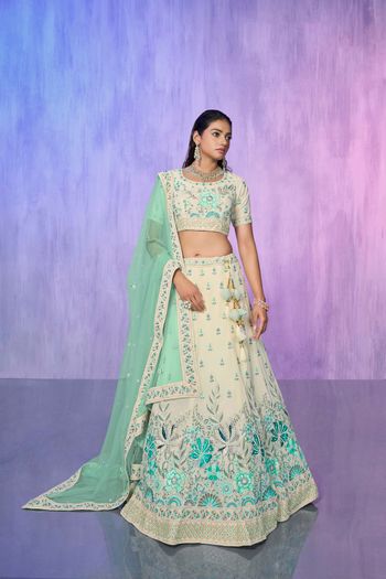 Georgette Lehenga Choli with Embroidery work LD05649004