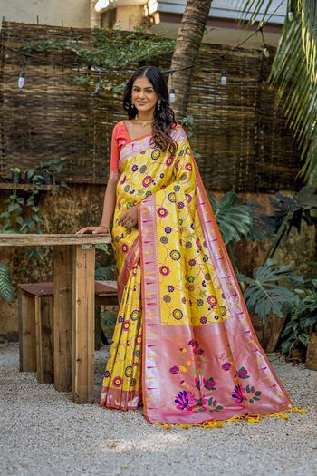 Kanjivaram Silk Saree with Woven work SR05649223