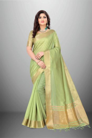 Organza Saree with Zari work SR05649307