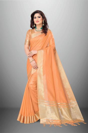 Organza Saree with Zari work SR05649308