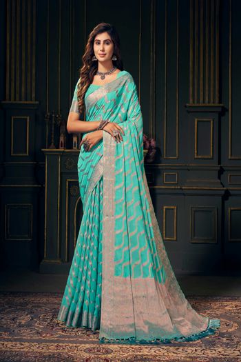 Pure Georgette Saree with Woven work SR05649523