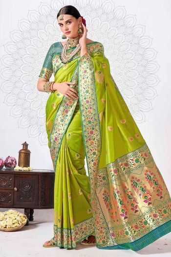 Silk Saree with Woven work SR05649381