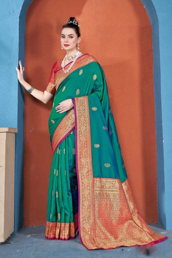 Silk Saree with Woven work SR05649388