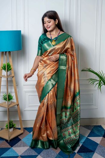 Soft Silk Saree with Bandhani Print work SR05649233