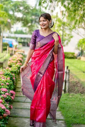 Soft Silk Saree with Bandhani Print work SR05649232