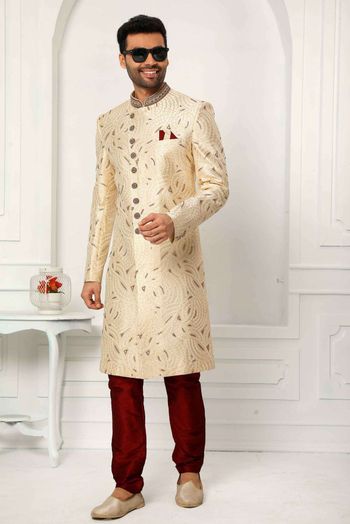 Art Silk Sherwani