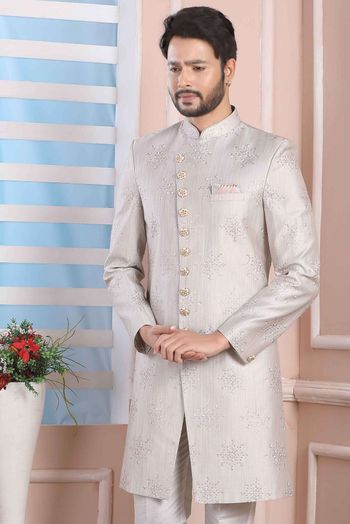 Art Silk Sherwani