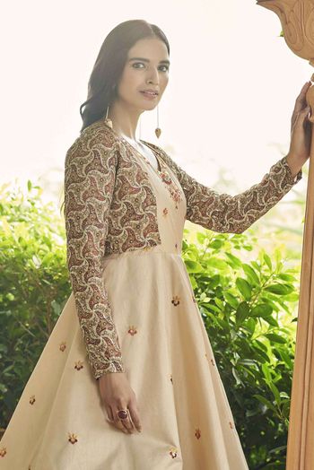 Cotton Embroidery Gown