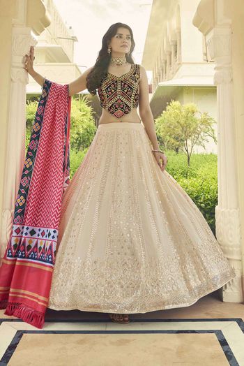 Georgette Embroidery Lehenga Choli