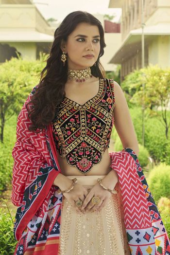 Georgette Embroidery Lehenga Choli