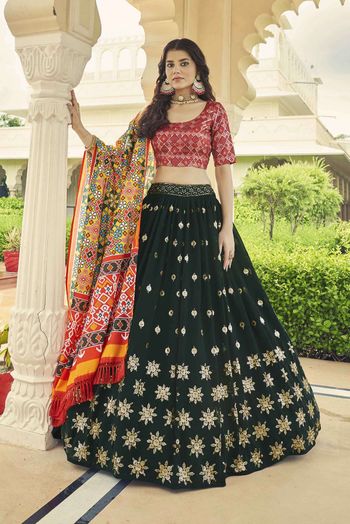 Georgette Embroidery Lehenga Choli