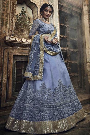 Grey - Designer - Lehenga Choli Online in Latest and Trendy Designs at  Utsav Fashion