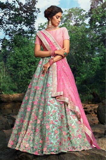 Light Green Lehenga For Wedding | arete.ba