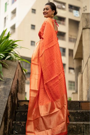 Chiffon Plain Saree In Pink Colour