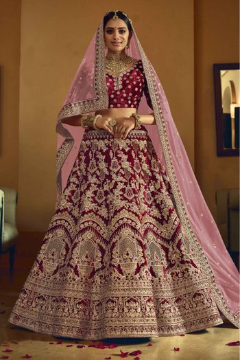 $193 - $258 - Brown Hand Work Lehenga Choli and Brown Hand Work Chaniya  Choli Online Shopping