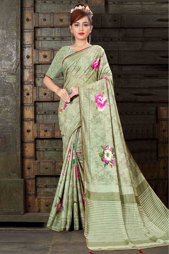 Exclusive Handloom Green Kanchipuram Silk Saree With Anitque - Etsy