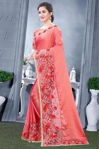 Rangoli Silk Traditional Saree In Light Pink Colour