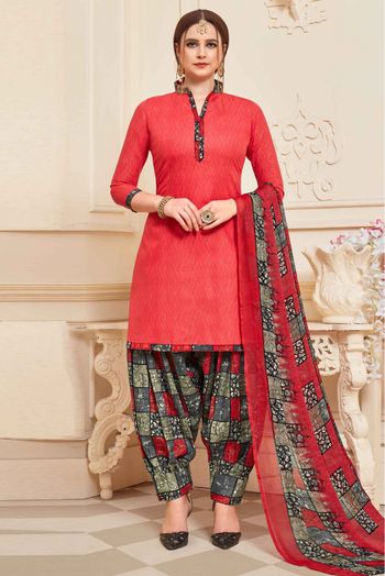 Lakhani Cotton Shruti cotton printed patiala suit collection trader