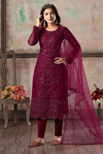 Buy Designer Semi Stitched Salwar Suits Online