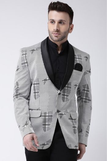 Hosiery Blazer In Grey Colour - JK5300857