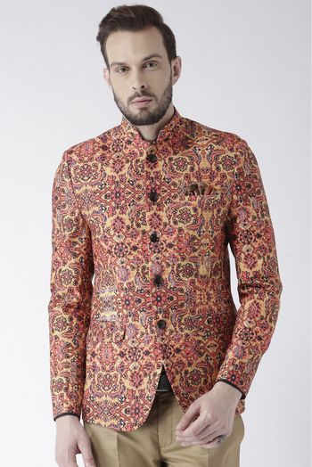 Polyester Blazer In Multicolour - JK5300724