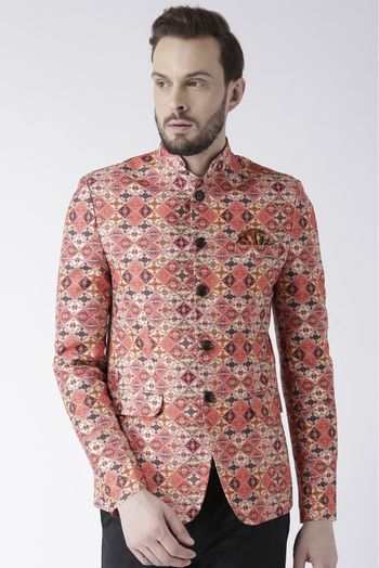 Polyester Blazer In Multicolour - JK5300725