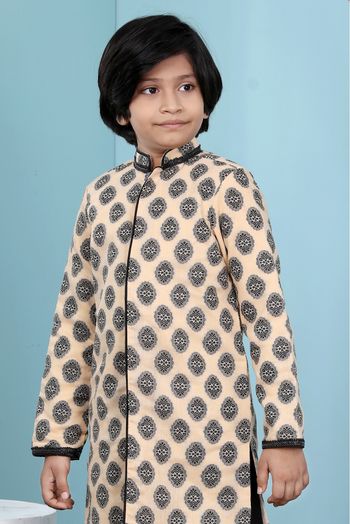 Handloom Silk Jacket In Beige Colour - BK2710966