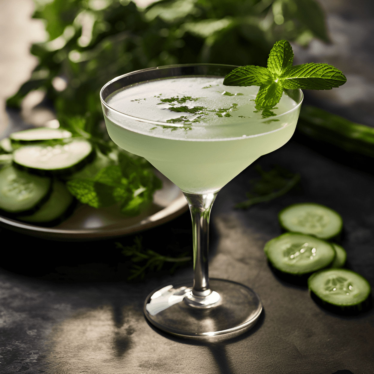 Cucumber Basil Martini Cocktail Recipe How to Make the perfect