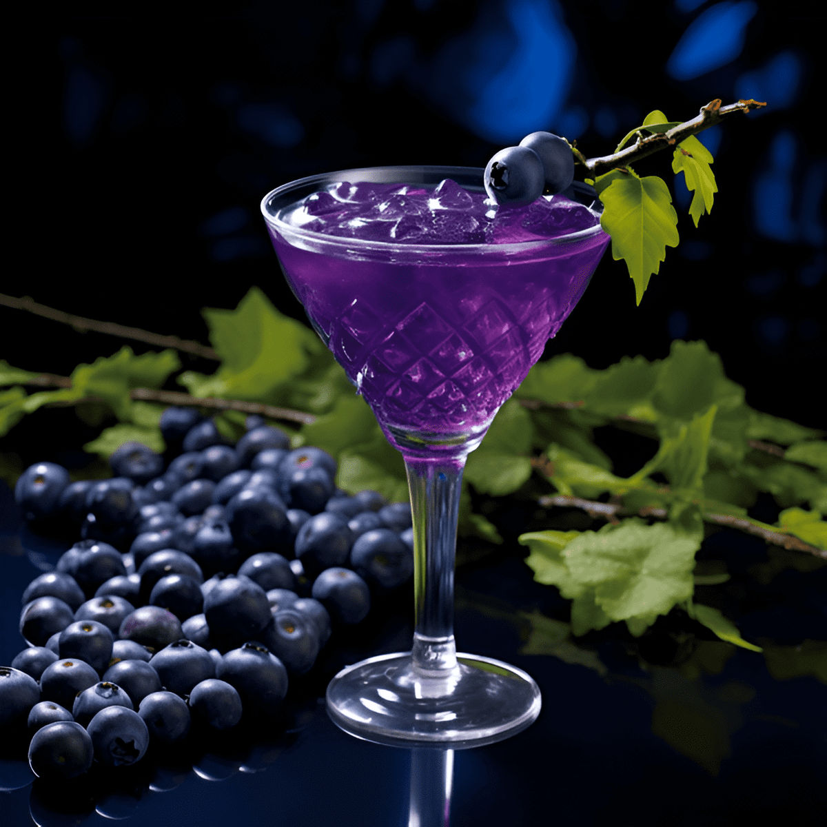 Crisp & Refreshing Lemon Blueberry Mocktail