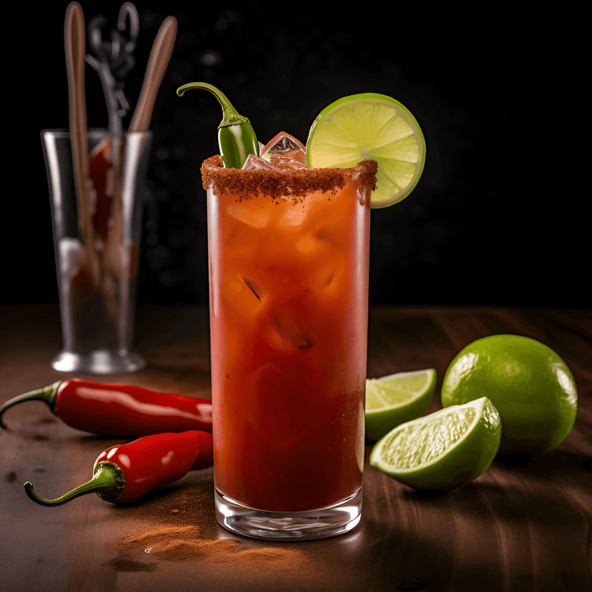 Making Spirits Bright Bloody Mary Glass