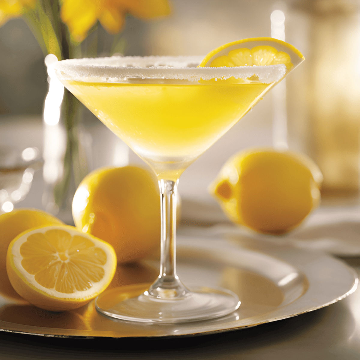 BEST Lemon Drop Martini (Easy Cocktail Recipe)