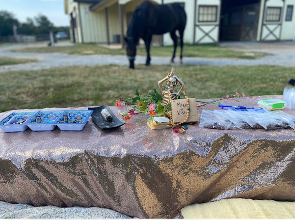 Mustangs & Malas: Intentional Jewelry Making with Pastry Brunch & Mimosas at the Farm!  image 18