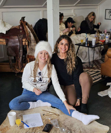 Mustangs & Malas: Intentional Jewelry Making with Pastry Brunch & Mimosas at the Farm!  image 28