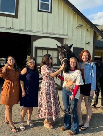 Mustangs & Malas: Intentional Jewelry Making with Pastry Brunch & Mimosas at the Farm!  image 9