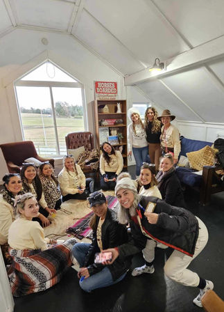 Mustangs & Malas: Intentional Jewelry Making with Pastry Brunch & Mimosas at the Farm!  image 27