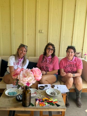 Mustangs & Malas: Intentional Jewelry Making with Pastry Brunch & Mimosas at the Farm!  image 42