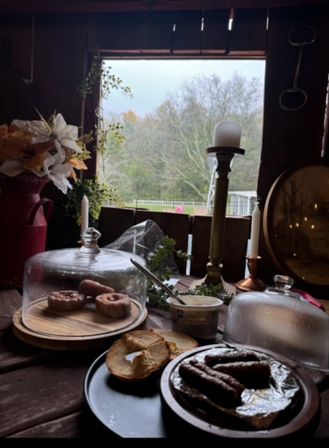 Mustangs & Malas: Intentional Jewelry Making with Pastry Brunch & Mimosas at the Farm!  image 5