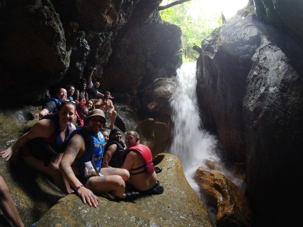 Rainforest Caves & Waterfall Adventure in Charco Azul image 1