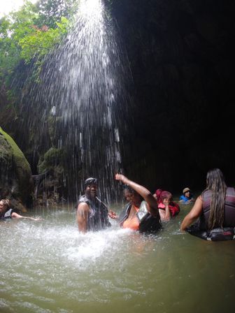 Rainforest Caves & Waterfall Adventure in Charco Azul image 7