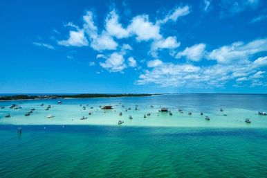 Private Captained Pontoon Charter for Crab Island (BYOB) image 2