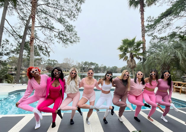 Namaste then Rosé with Bad Girls Yoga: Yoga Mat, Rosé and Aromatherapy Included image 11