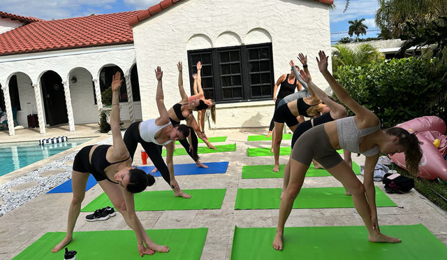 Bad Girls Yoga: Orlando’s Namaste then Rosè Class, Yoga Mat, Rosé & Aromatherapy Included! image 5