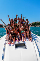 Big Tex Party Boats: Party Barge Double Decker and Tritoon Charters with Captain, Waterslide, YETI and more image 36