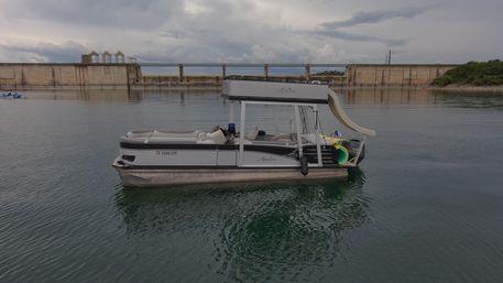 Big Tex Party Boats: Lake Travis - Party Barge, Double Decker, and Tritoon Charters with Captain, Waterslide, YETI and more image 22