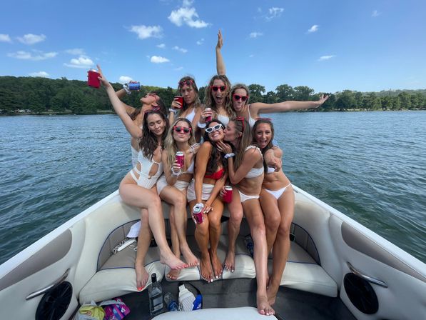 Big Tex Party Boats: Lake Travis - Party Barge, Double Decker, and Tritoon Charters with Captain, Waterslide, YETI and more image 8