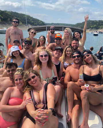 Big Tex Party Boats: Lake Travis - Party Barge, Double Decker, and Tritoon Charters with Captain, Waterslide, YETI and more image 38