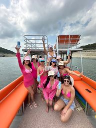 Big Tex Party Boats: Lake Travis - Party Barge, Double Decker, and Tritoon Charters with Captain, Waterslide, YETI and more image 79