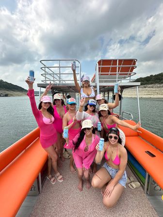 Big Tex Party Boats: Lake Travis - Party Barge, Double Decker, and Tritoon Charters with Captain, Waterslide, YETI and more image 79